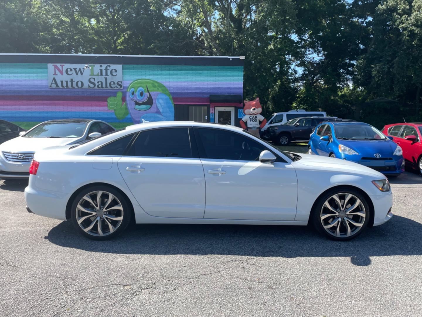 2015 WHITE AUDI A6 2.0T QUATTRO PREMIUM PLUS (WAUGFAFC4FN) with an 2.0L engine, Automatic transmission, located at 5103 Dorchester Rd., Charleston, SC, 29418-5607, (843) 767-1122, 36.245171, -115.228050 - Photo#7